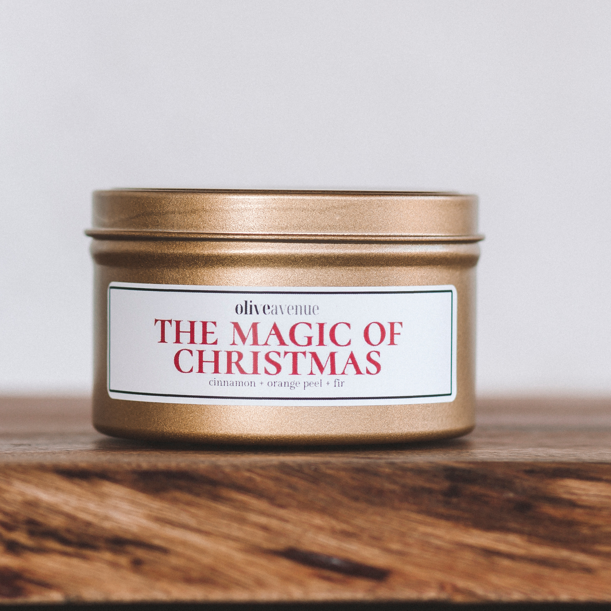THE MAGIC OF CHRISTMAS | Travel Candle – Olive Avenue Candle Co.