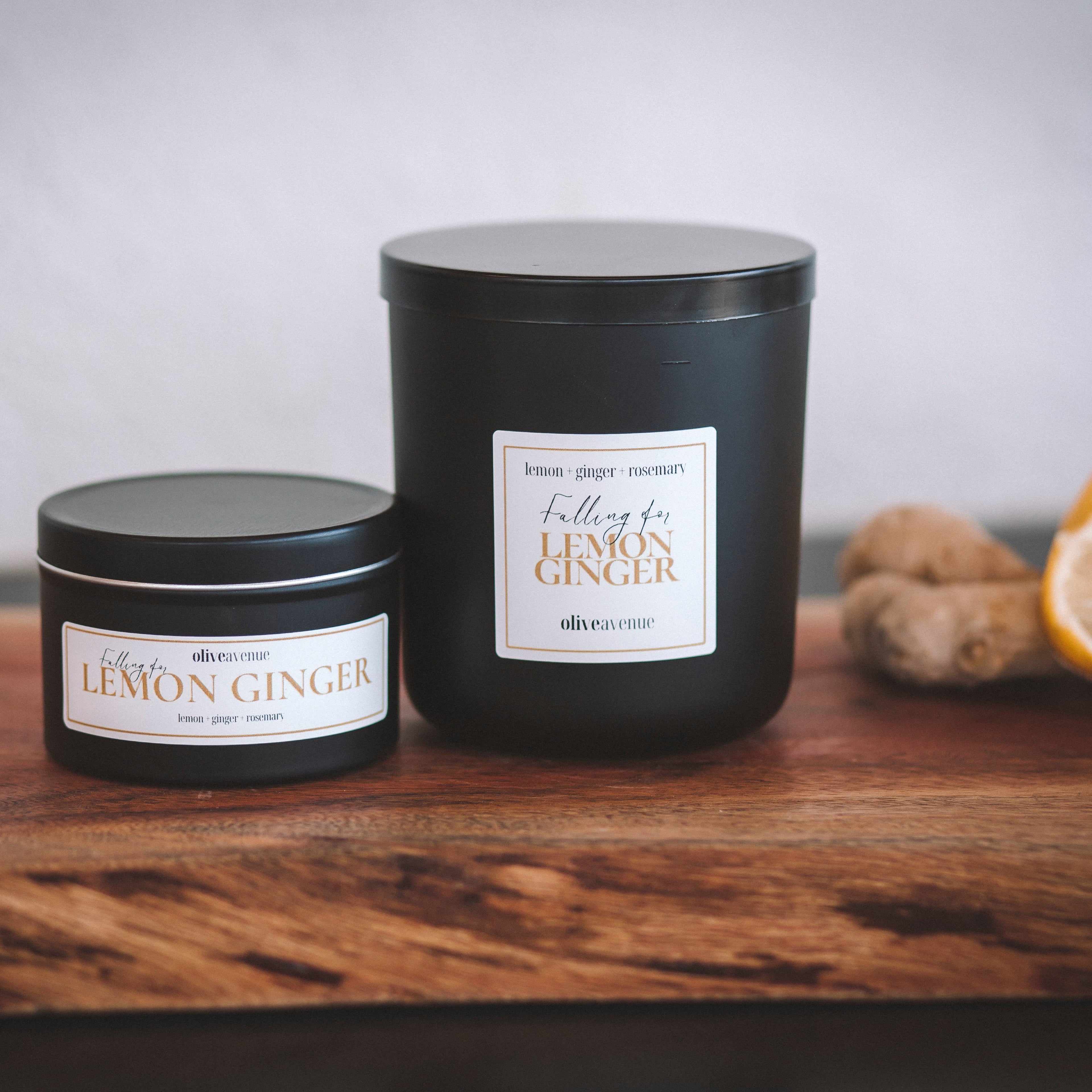 Falling for Lemon Ginger Candle | Travel Candle